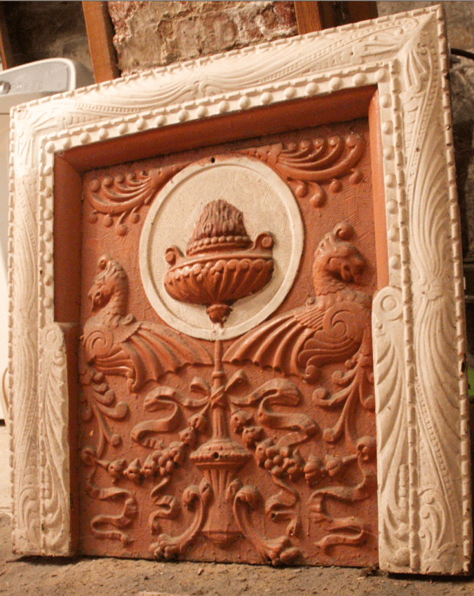 Fireplace Cover before