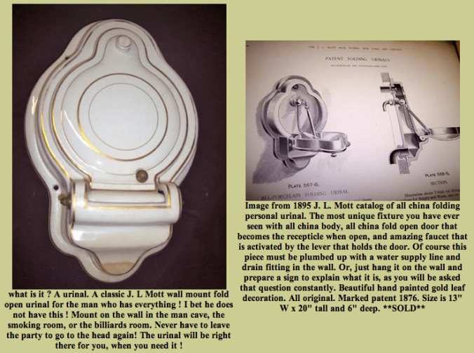 Victorian Folding Urinal