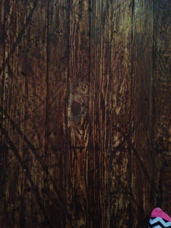 Stripped not sanded