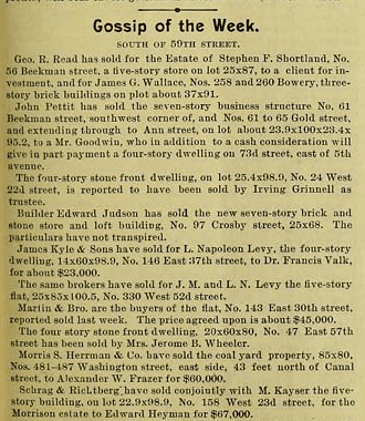 Gossip of the week March 9 1895